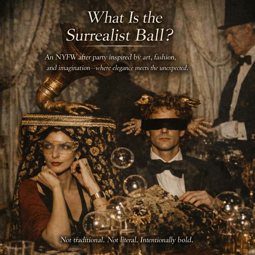 The Surrealist Ball - an NYFW after party inspired by art, fashion, and imagination