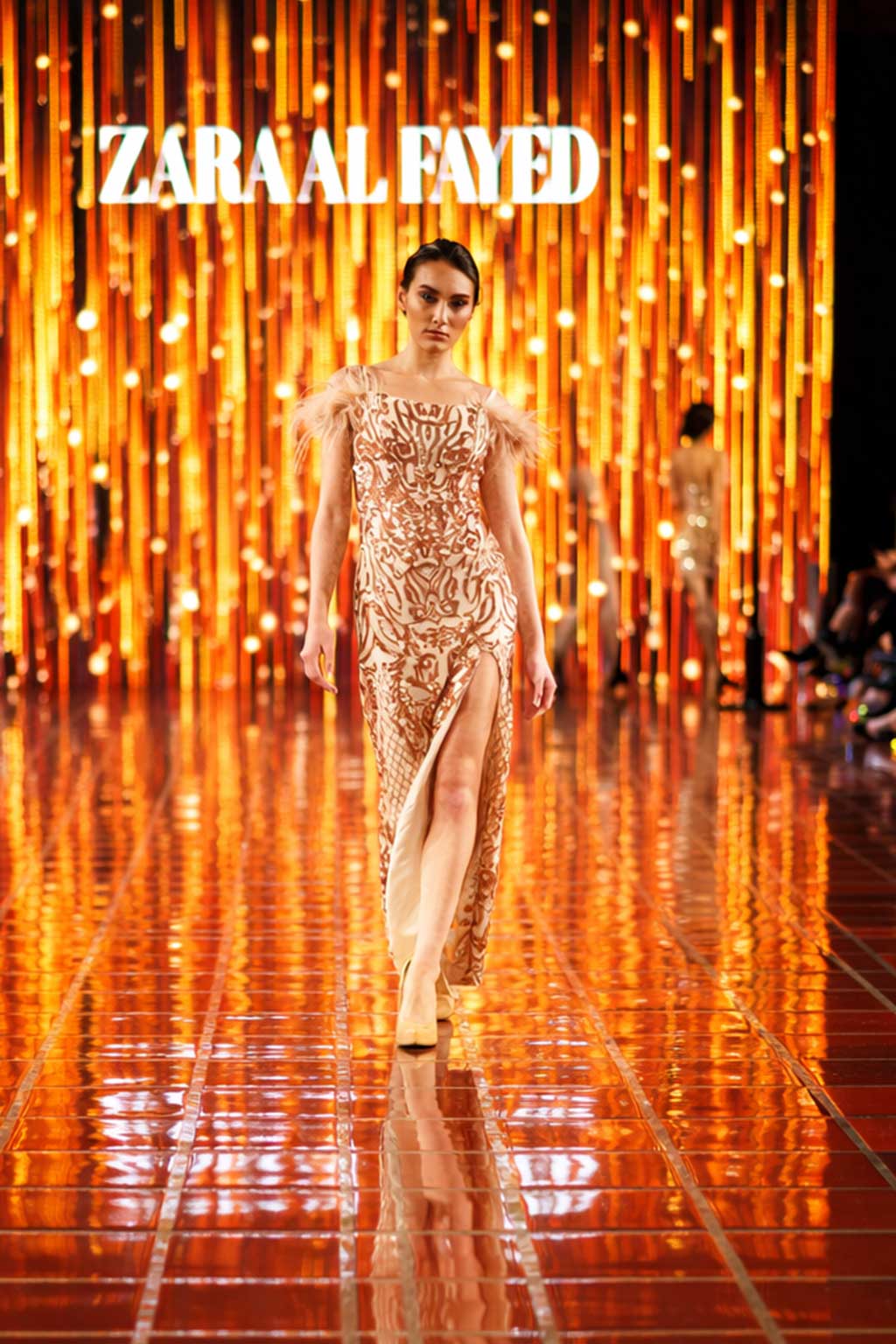 Model on the runway at Paris Fashion Week October 2026