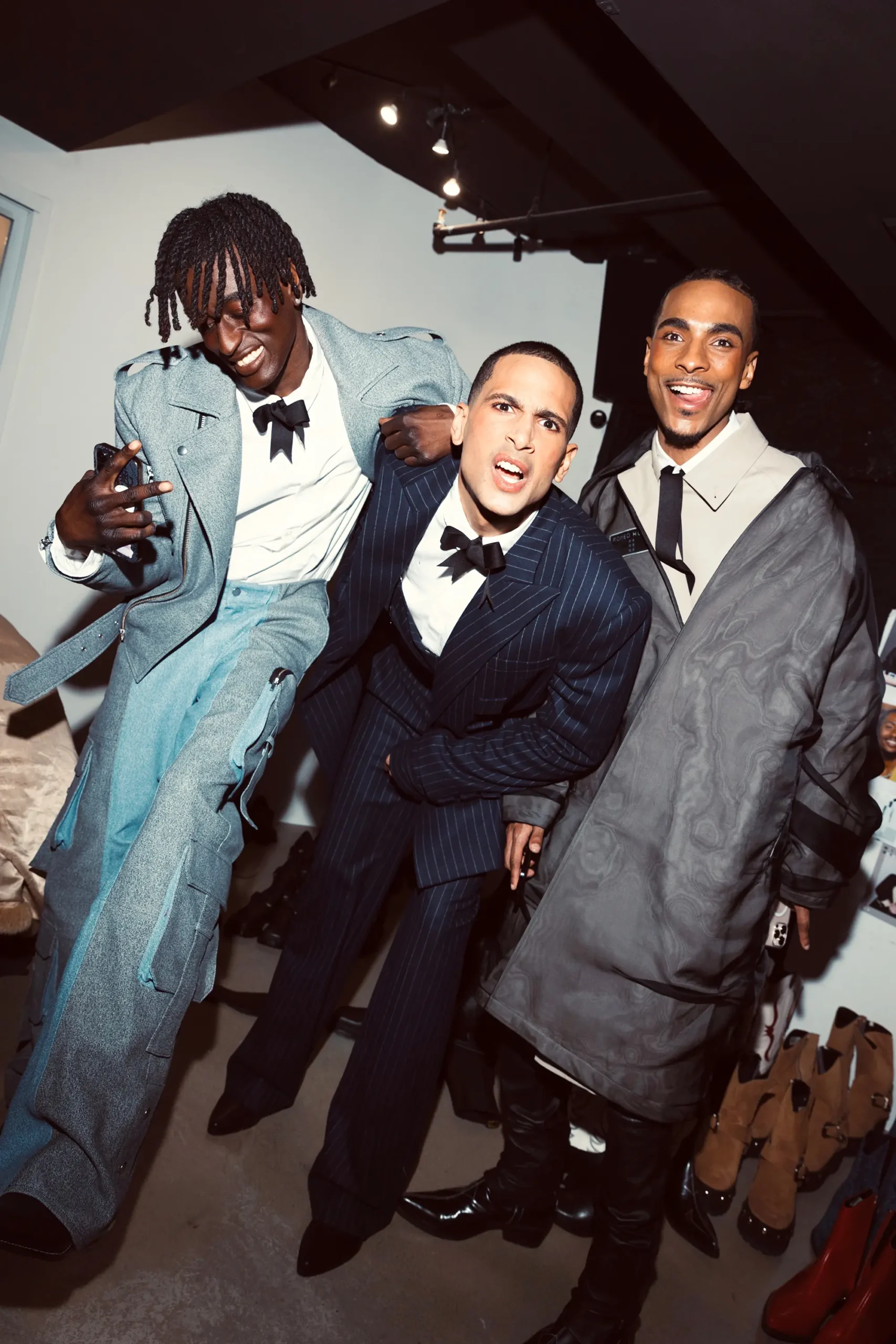 Romeo Hunte Fall/Winter 2026 collection runway look at New York Fashion Week